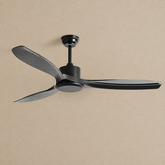 Amelia Ceiling Fan Light, 42~52-Inch x H 9.8-Inch, Natural Wood Grain & White (ABS blades) for Living Room