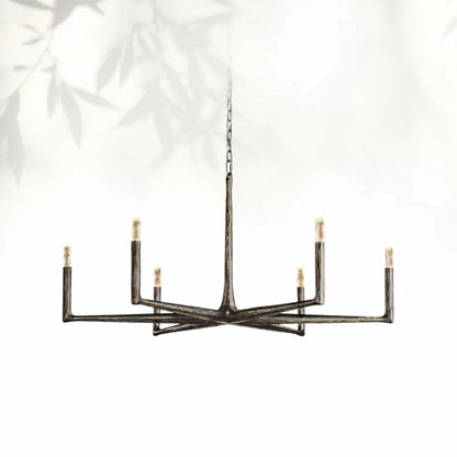 Thaddeas Forged Round Chandelier 12"/36"/48"/60"/72"