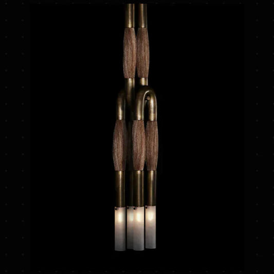 Heritage Horsehair 4-Light Pendant