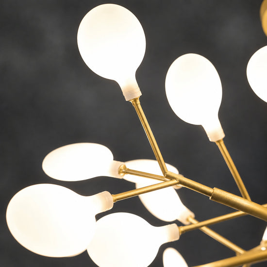 Firefly Starburst Glass Sputnik Chandelier