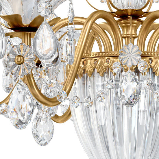 Luster Gaze Heritage Bloom 7-Light Chandelier - Background Shot