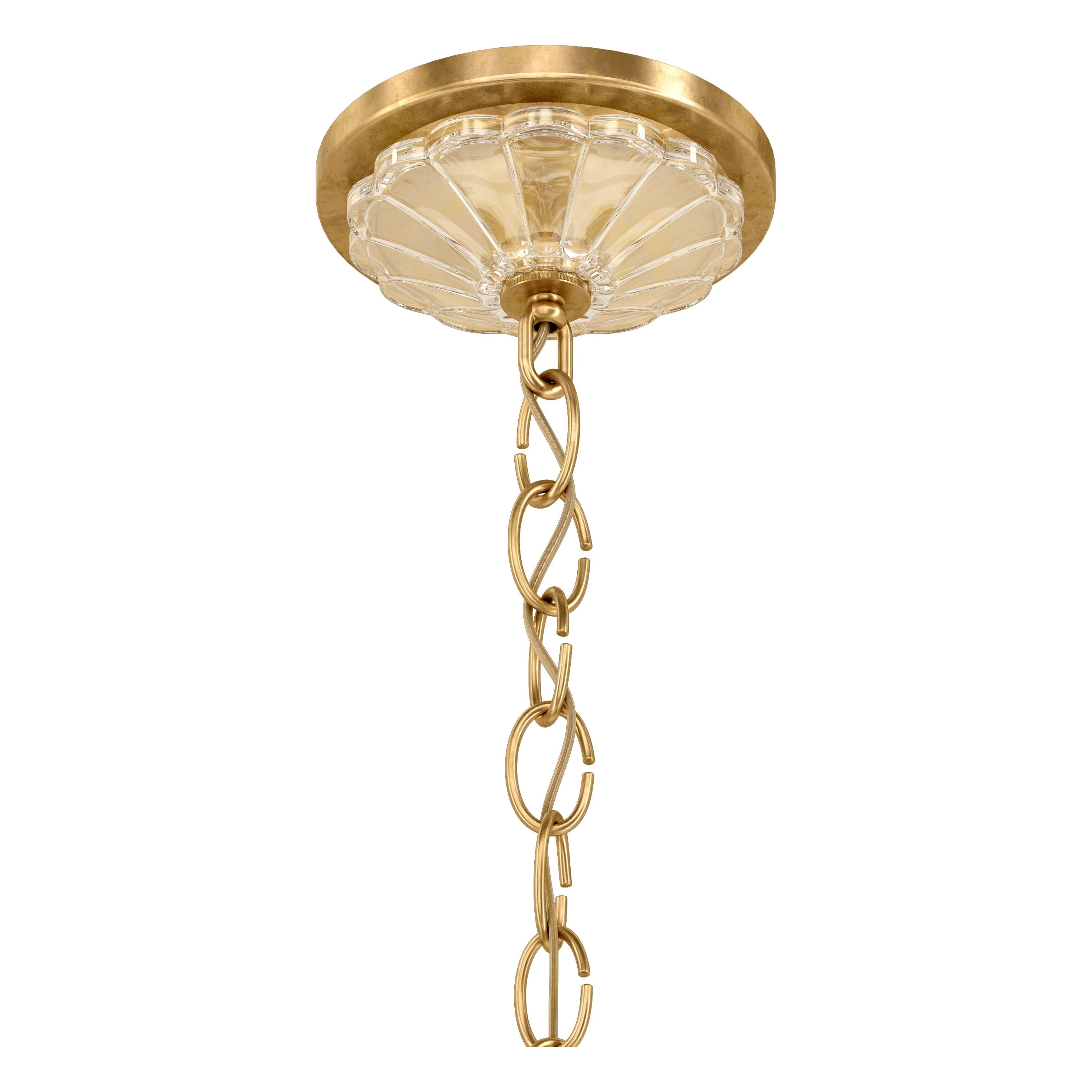 Luster Gaze Heritage Bloom 7-Light Chandelier - Background Shot