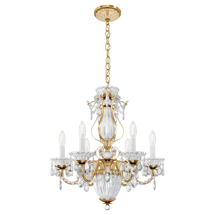 Luster Gaze Heritage Bloom 7-Light Chandelier - Background Shot