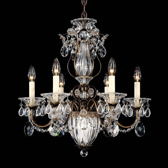 Luster Gaze Heritage Bloom 7-Light Chandelier - Background Shot
