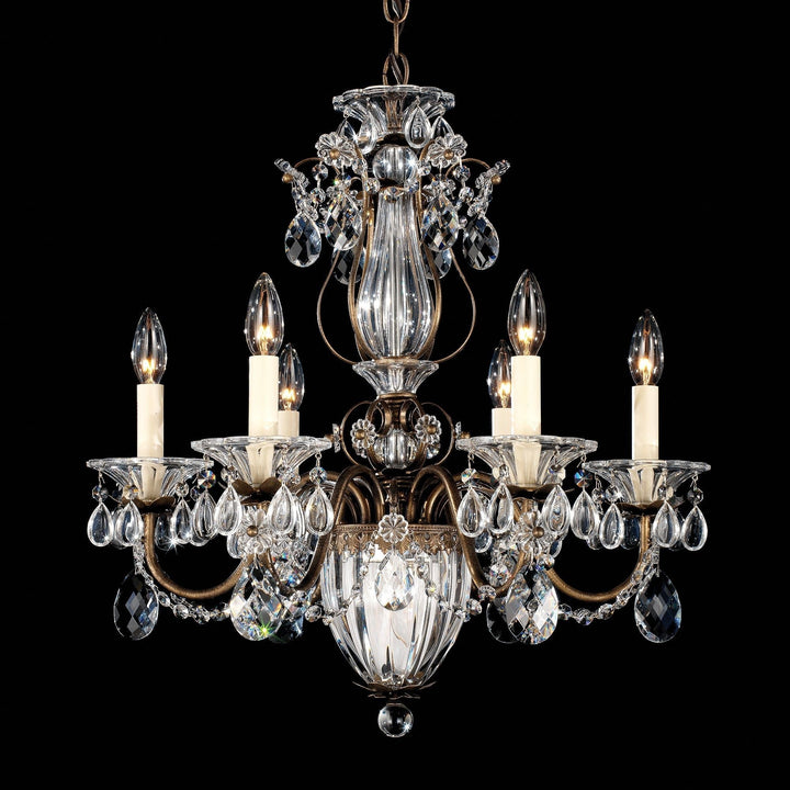 Luster Gaze Heritage Bloom 7-Light Chandelier - Background Shot
