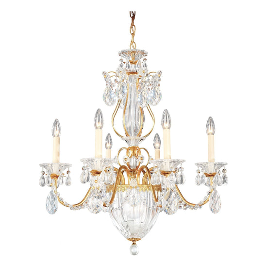 Luster Gaze Heritage Bloom 7-Light Chandelier - Background Shot