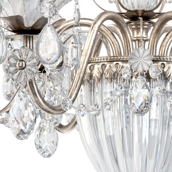 Luster Gaze Heritage Bloom 7-Light Chandelier - Background Shot