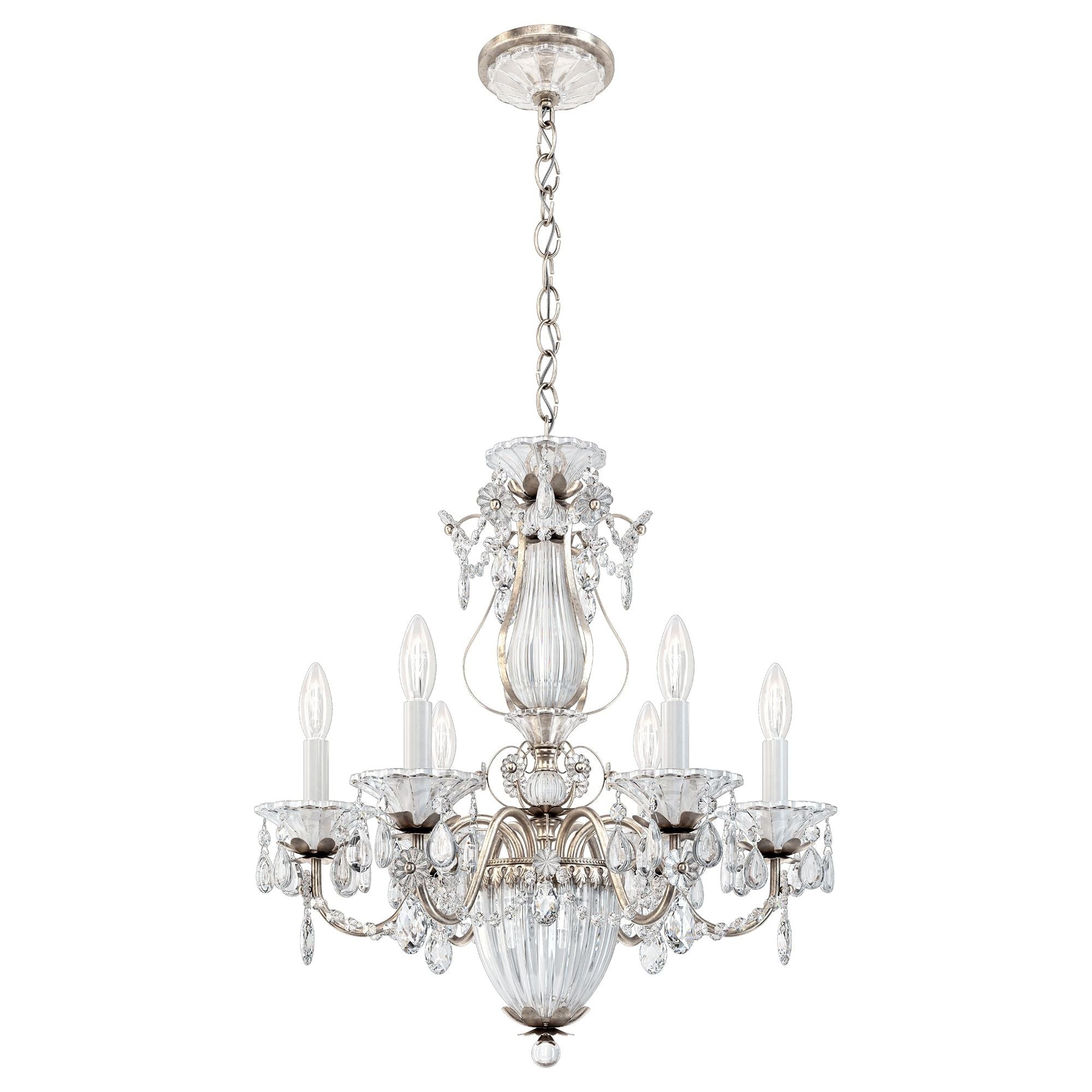 Luster Gaze Heritage Bloom 7-Light Chandelier - Background Shot