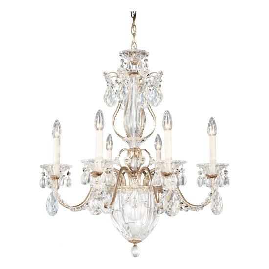 Luster Gaze Heritage Bloom 7-Light Chandelier - Background Shot