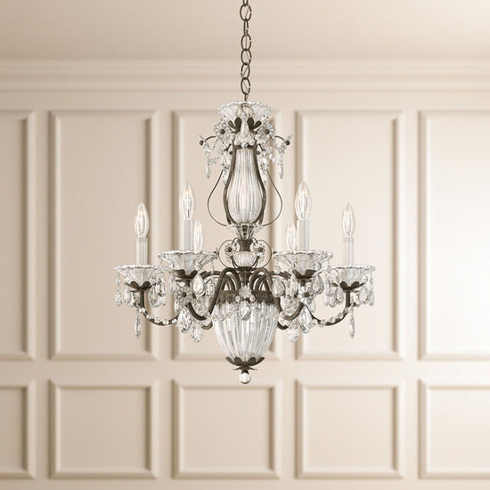 Luster Gaze Heritage Bloom 7-Light Chandelier - Background Shot