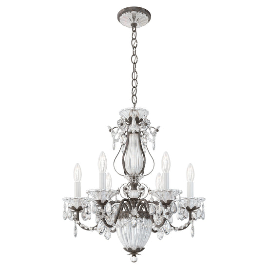 Luster Gaze Heritage Bloom 7-Light Chandelier - Background Shot