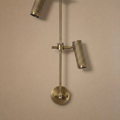 Spot Rail Wall Lamp,6.7~ 9.4-Inch x H 21.7~28-Inch, Bronze for Living Room
