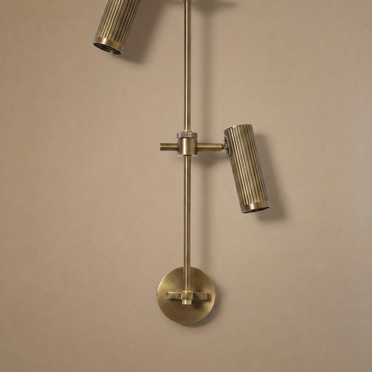 Spot Rail Wall Lamp,6.7~ 9.4-Inch x H 21.7~28-Inch, Bronze for Living Room