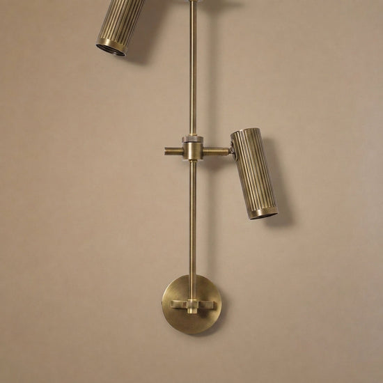 Spot Rail Wall Lamp,6.7~ 9.4-Inch x H 21.7~28-Inch, Bronze for Living Room