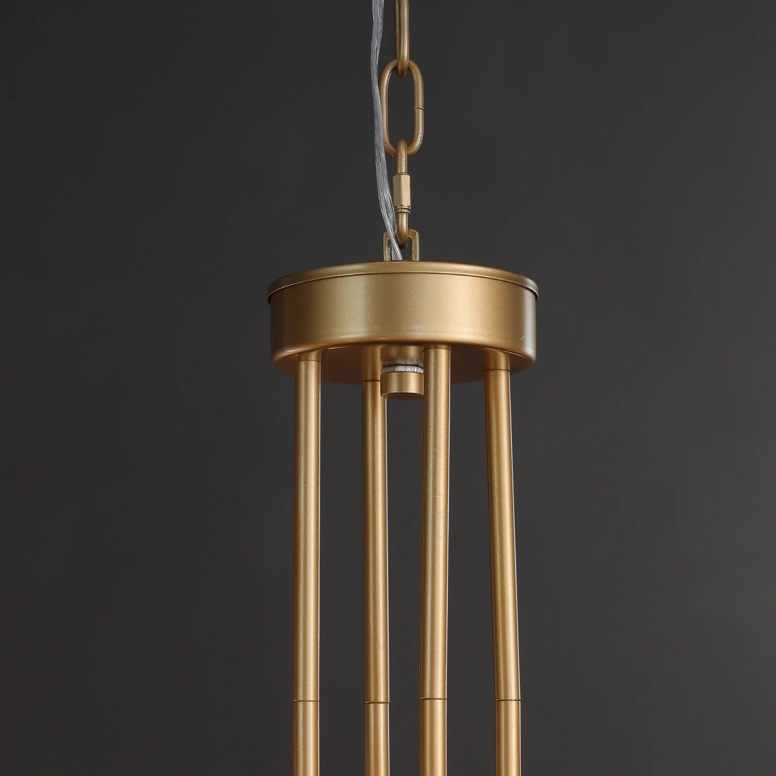 Cannel Glass Round Chandelier