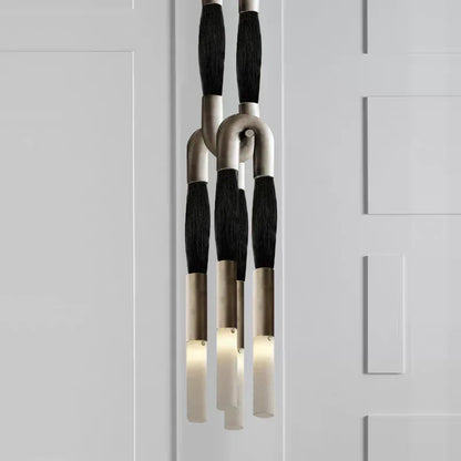 Heritage Horsehair 4-Light Pendant