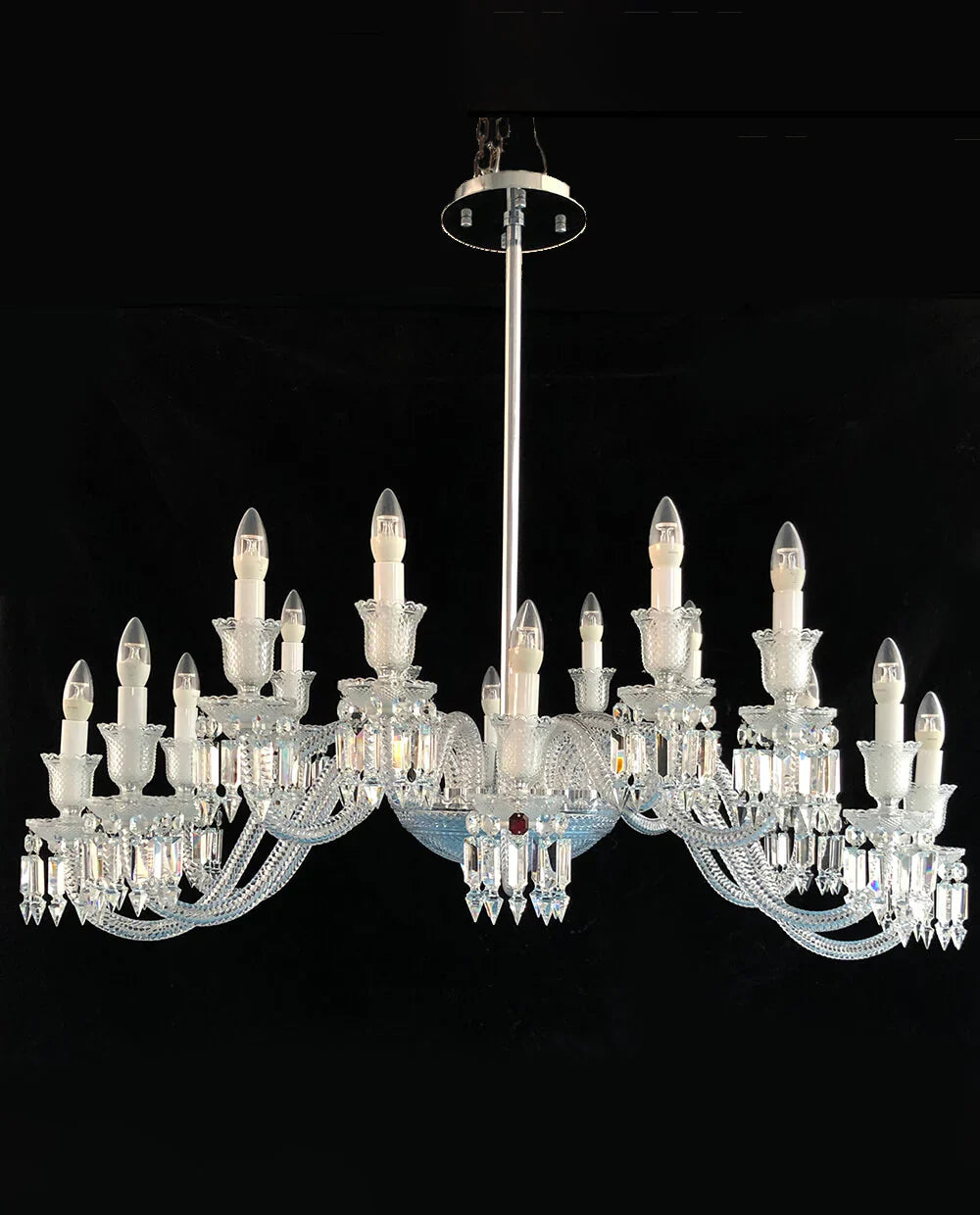 16 Lights Crystal Lighting Dining Room Chandelier