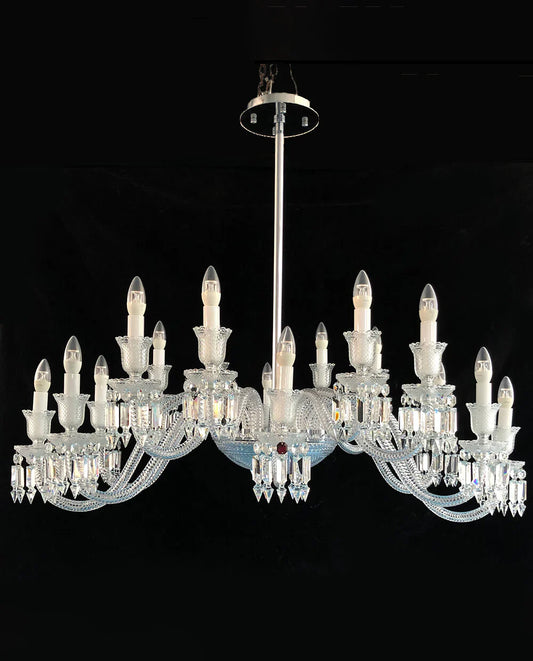16 Lights Crystal Lighting Dining Room Chandelier