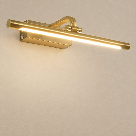 Brillan Frame Rechargeable Wall Lamp, L 16.9~28.7-Inch x H 2.3-Inch, Gold, Warm Light for Bedroom & Living Room