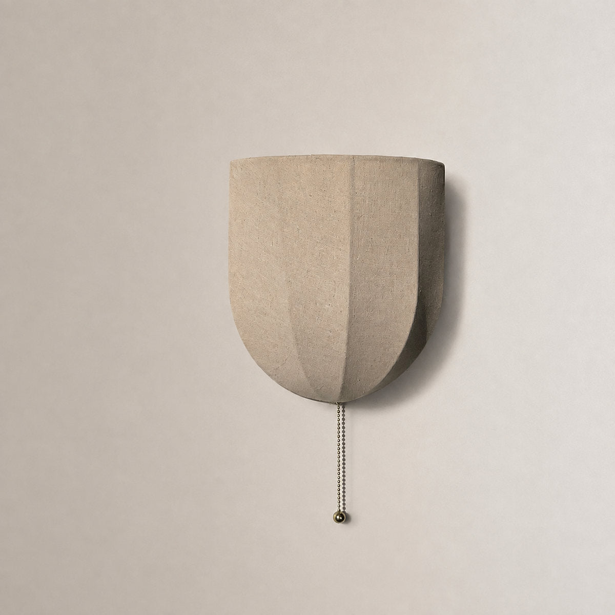 Sienna Linen Wall Lamp, 7.1-Inch x H 6.3-Inch, Beige for Living Room