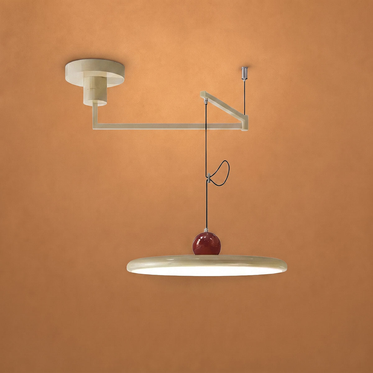 Lola Swing Pendant Light,Red & Green, Triac Warm Dimming for Dining Room & Living Room