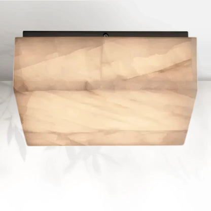 Rivaga Calcite Square Flushmount 6"10"14"