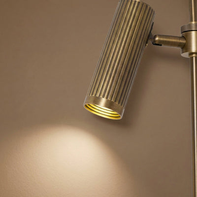Spot Rail Wall Lamp,6.7~ 9.4-Inch x H 21.7~28-Inch, Bronze for Living Room