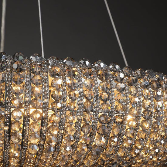 Haze Crystal Round LED Chandelier