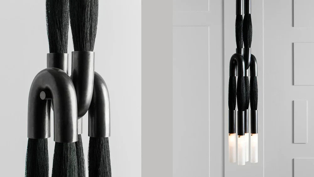 Heritage Horsehair 4-Light Pendant