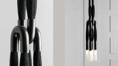 Heritage Horsehair 4-Light Pendant
