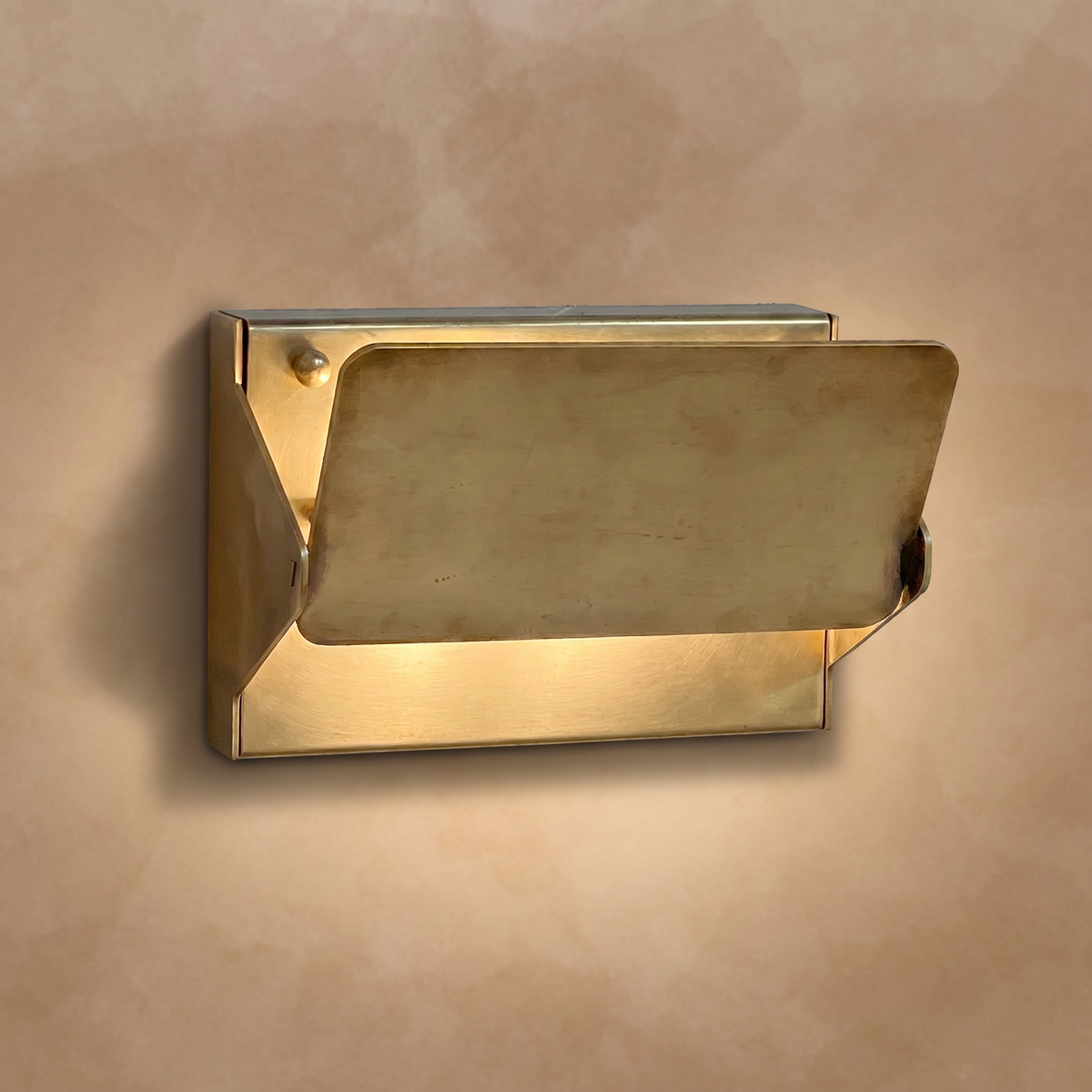 Brass Sconce with Flip Front