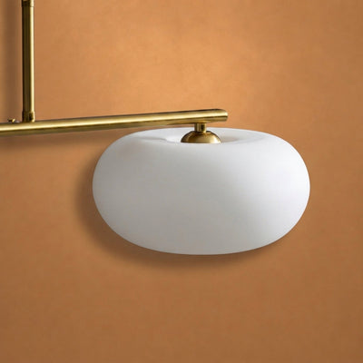3-Light Linear Glass Pendant Fixture