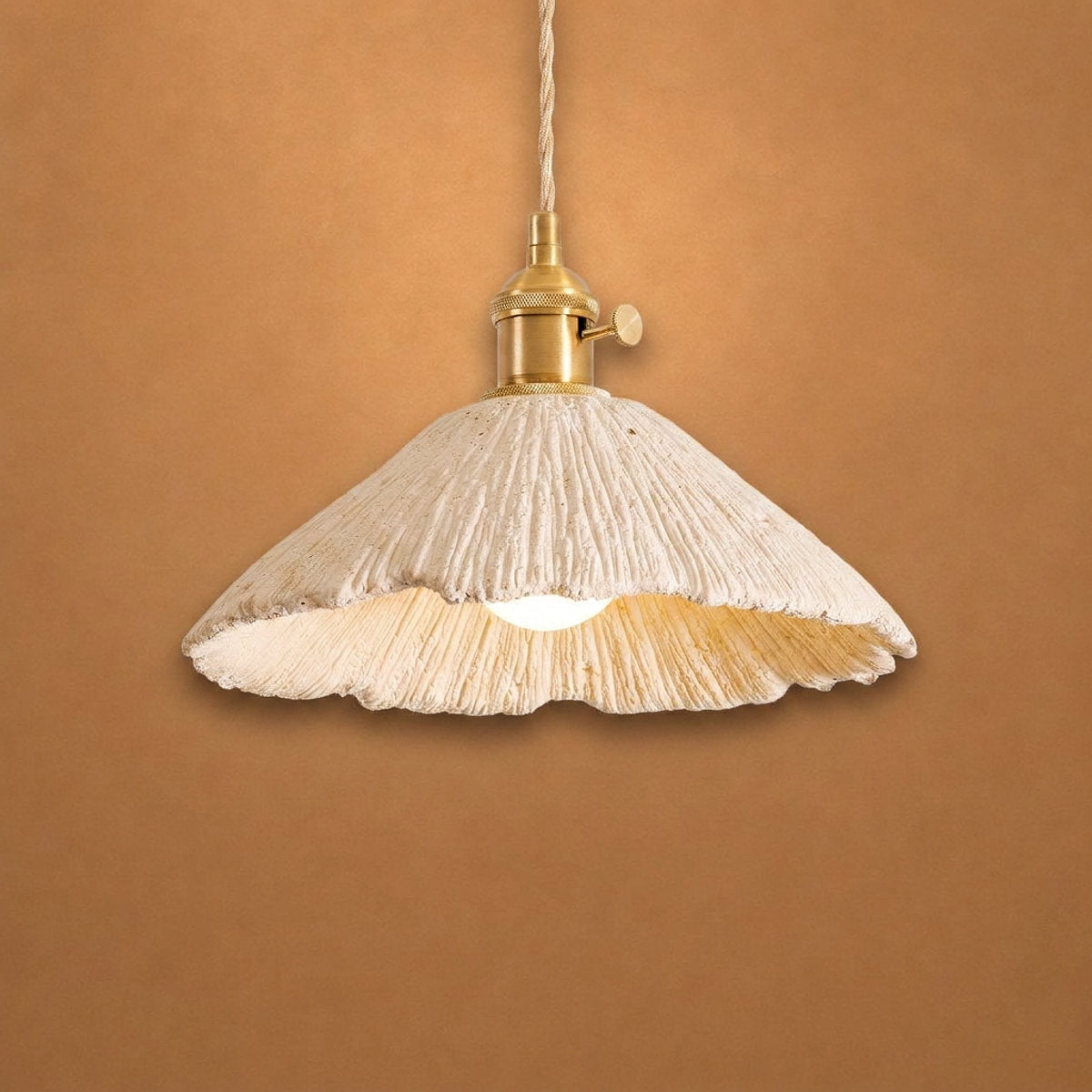 Raw Texture Cement Pendant Light Collection for Dining Room & Living Room
