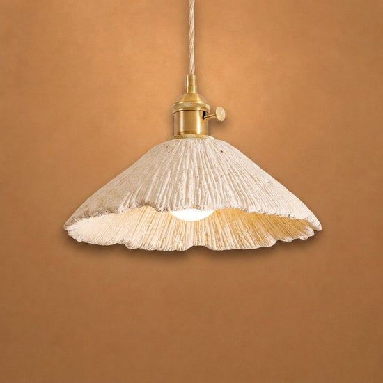Raw Texture Cement Pendant Light Collection for Dining Room & Living Room