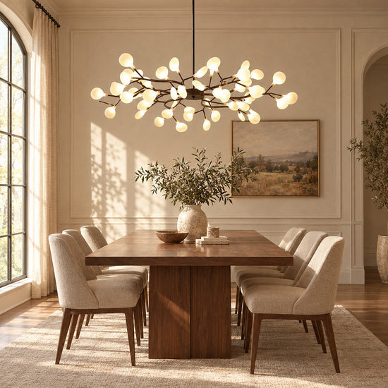 Firefly Starburst Glass Sputnik Chandelier