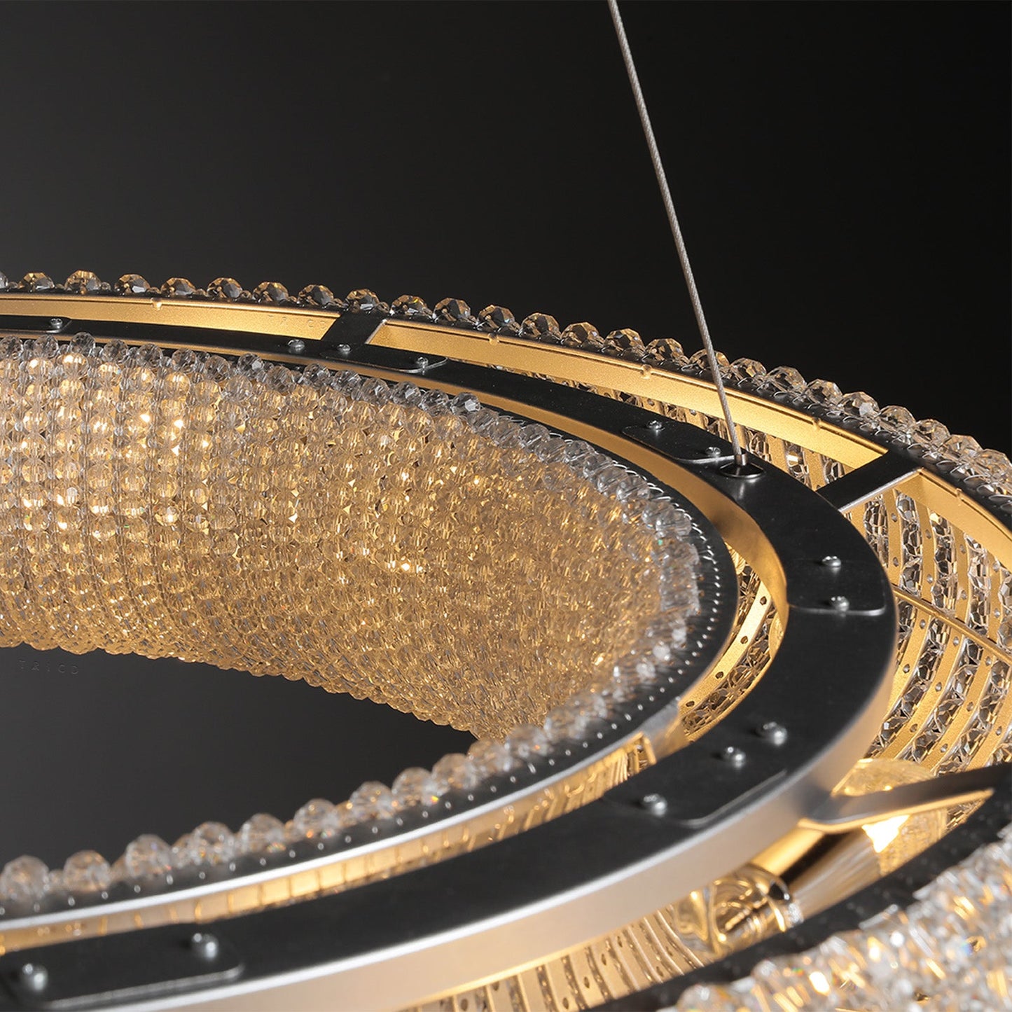 Halos Crystal Round LED Chandelier 32"41"59"72"