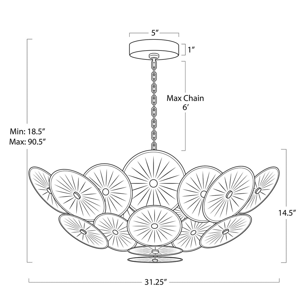 Zinnia Chandelier