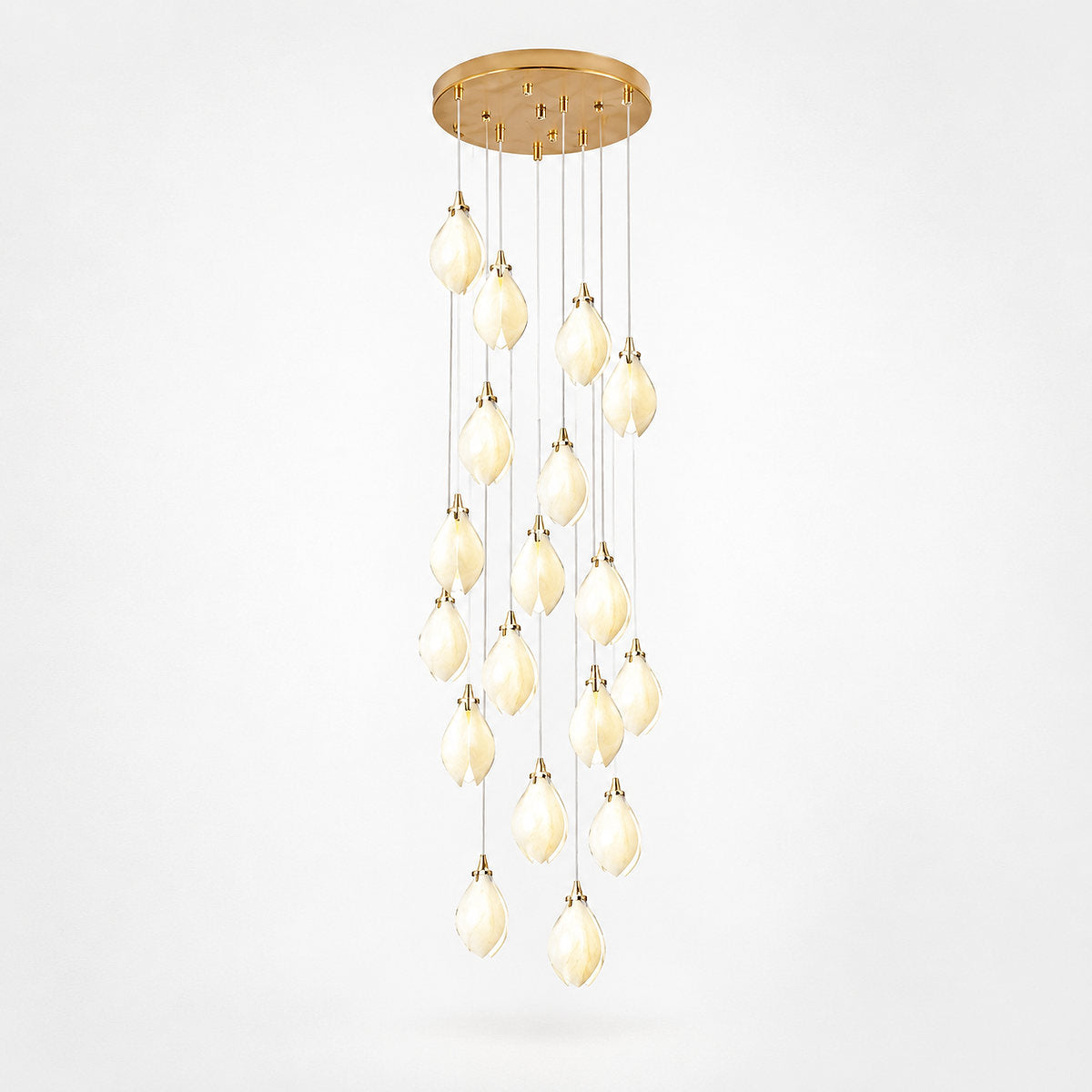 Petal Pendant Light with Versatile Configurations