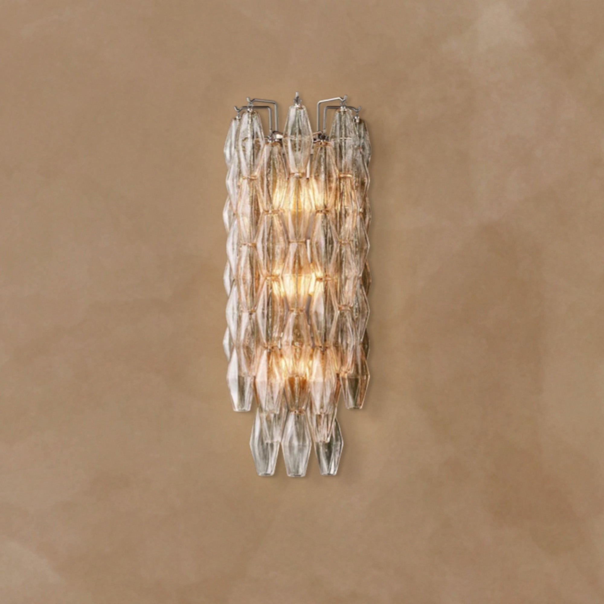 Cyra Glass Short Wall Sconce