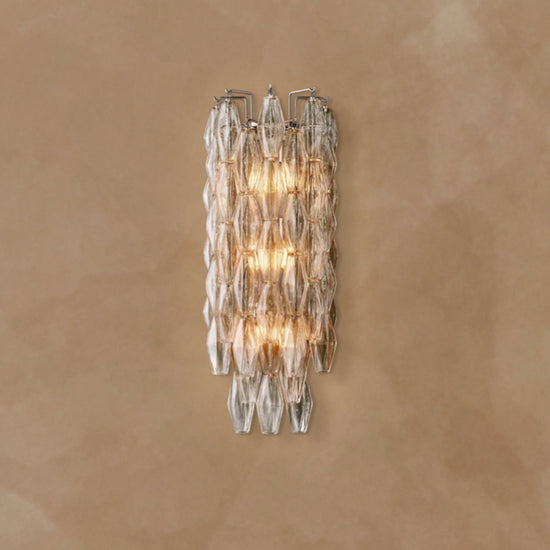 Cyra Glass Short Wall Sconce