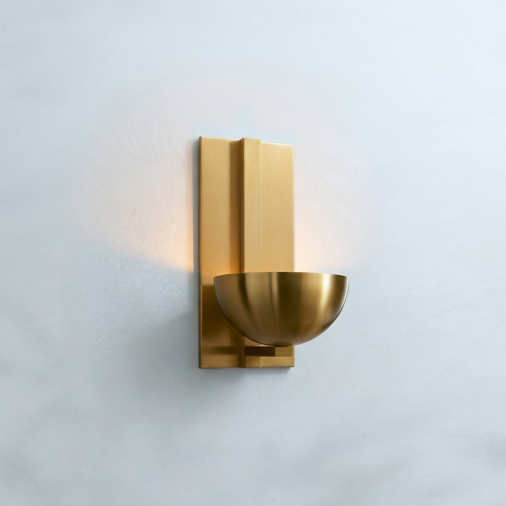 Luster Gaze Alabaster Radiance Wall Sconce - Background Shot