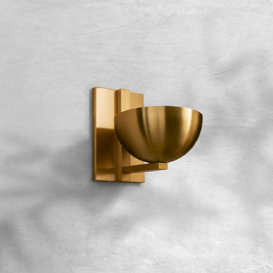 Luster Gaze Alabaster Radiance Wall Sconce - Background Shot