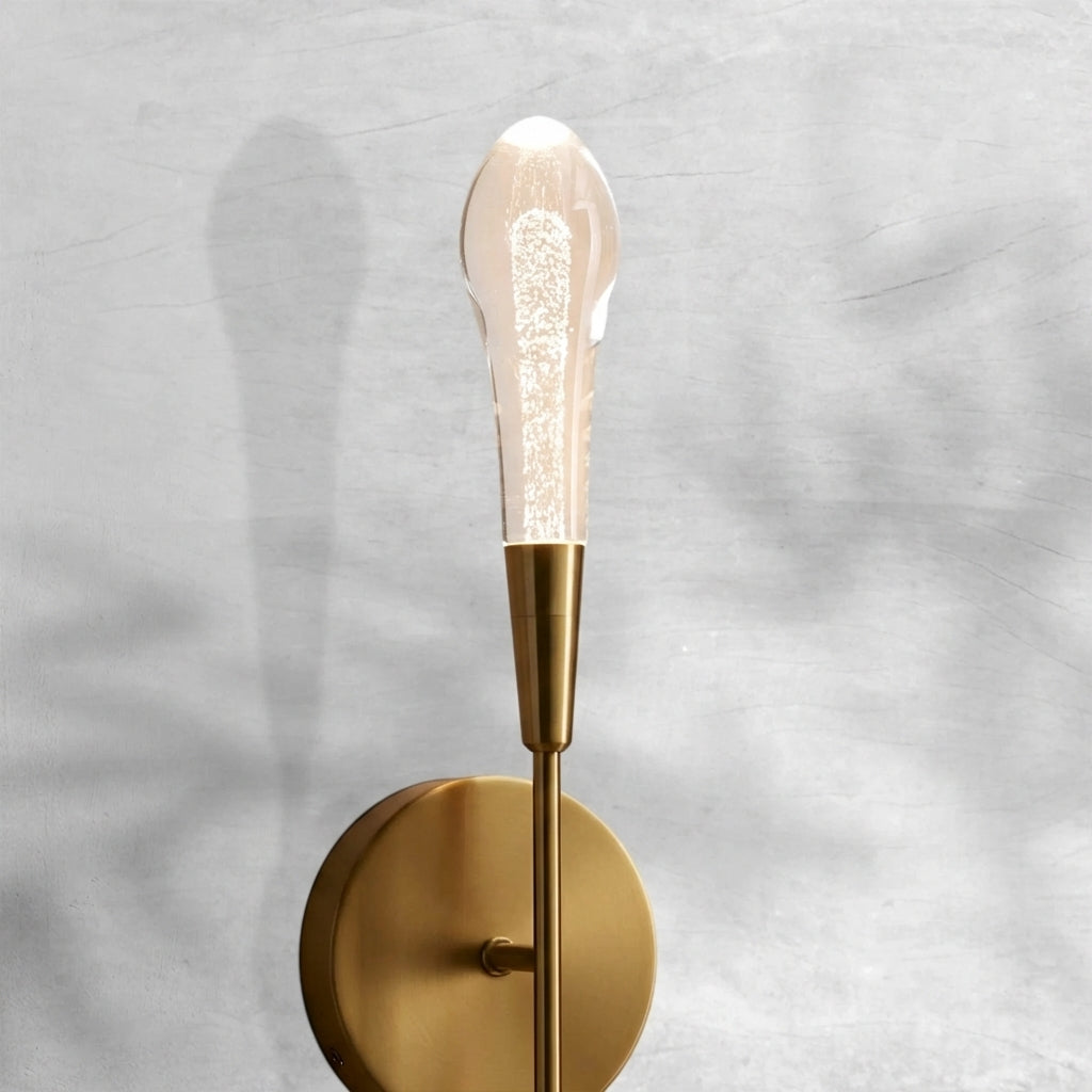 Luster Gaze Raindrop Embrace Double Sconce - Background Shot
