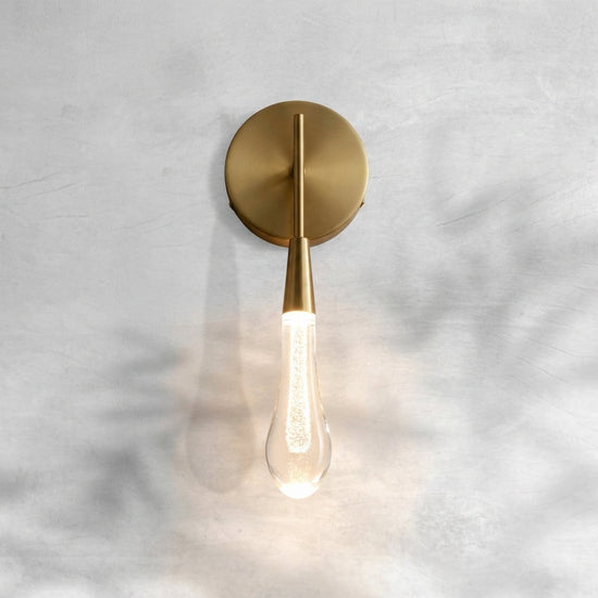 Luster Gaze Raindrop Embrace Double Sconce - Background Shot