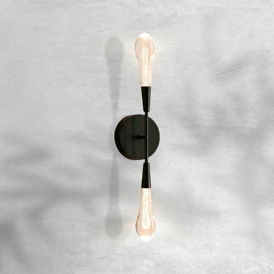 Luster Gaze Raindrop Embrace Double Sconce - Background Shot