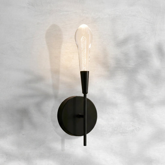 Luster Gaze Raindrop Embrace Double Sconce - Background Shot
