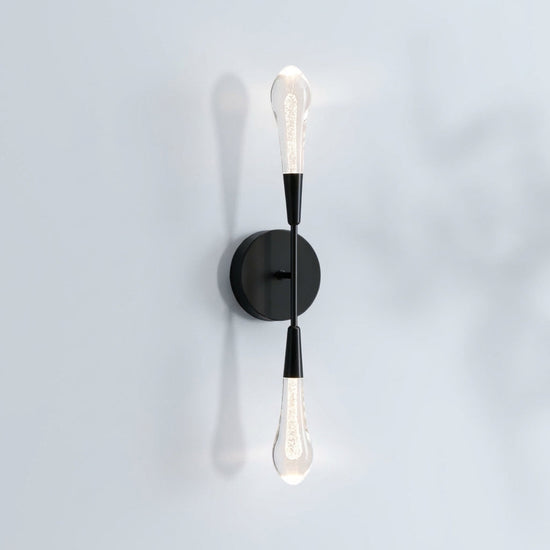 Luster Gaze Soltaire Double Sconce - Studio Shot