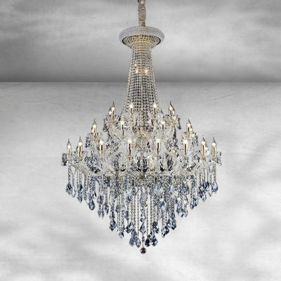 Luster Gaze Grand Empire K9 Crystal Chandelier - Background Shot