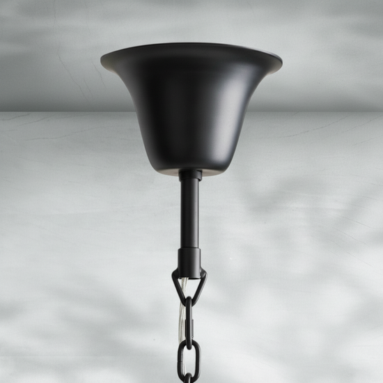 Luster Gaze Veridian Tiered Round Chandelier - Background Shot