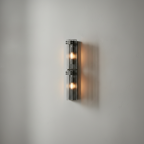 Luster Gaze Radiant Reeded Wall Sconce - Background Shot
